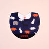 Handmade Bib - Animal Parade (Navy)