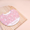 Handmade Bib - Bunny Tales (Pink)