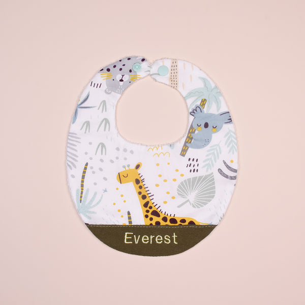 Handmade Bib - Jungle Wander