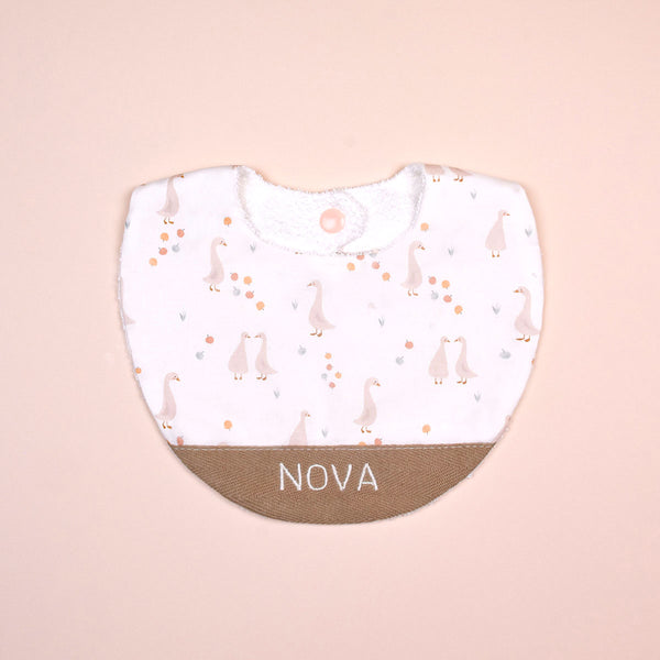 Handmade Bib - Nova Goose