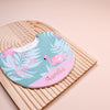 Handmade Bib - Pink Flamingo