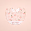 Handmade Bib - Pretty as Peach