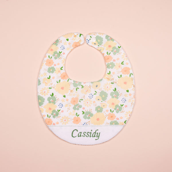 Handmade Bib - Spring Garden