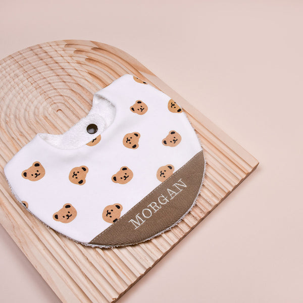 Handmade Bib - Teddy Times