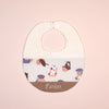 Handmade Bib - Whiskers Waffle