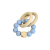 Beaded Rattle - Sky Blue