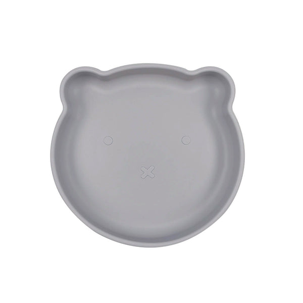 Bear Silicone Plate - Stone