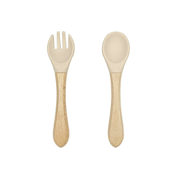 Toddler Cutlery - Cream