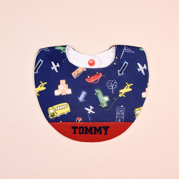 Handmade Bib - Adventure City