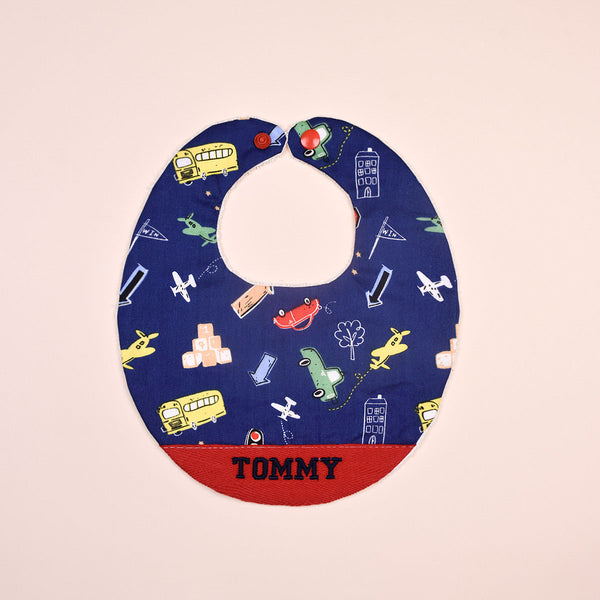 Handmade Bib - Adventure City