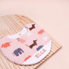 Handmade Bib - Animal Parade (Pink)