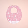 Handmade Bib - Bunny Tales (Pink)