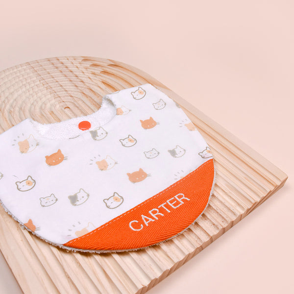 Handmade Bib - Cheeky Kitties