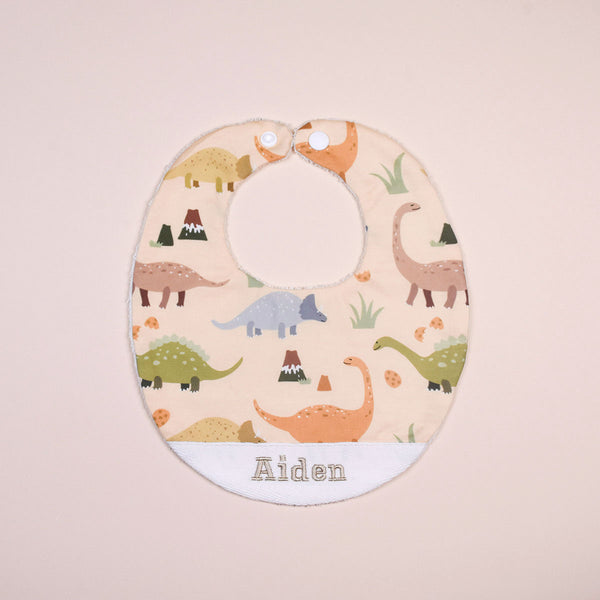 Handmade Bib - Desert Dino