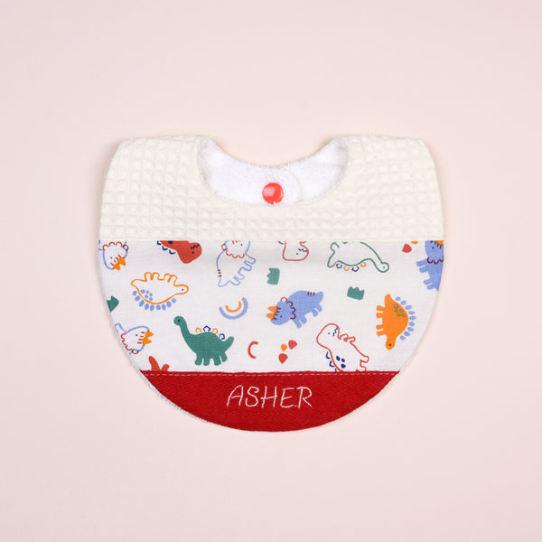 Handmade Bib - Dino Dreams