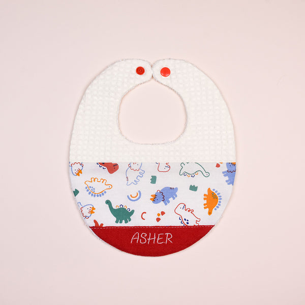 Handmade Bib - Dino Dreams
