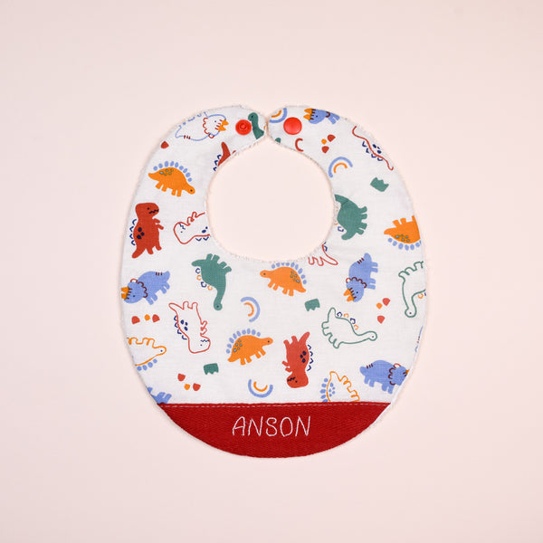 Handmade Bib - Dinomite