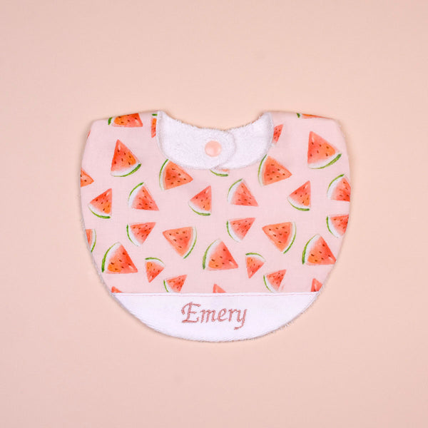 Handmade Bib - Melon Muncher