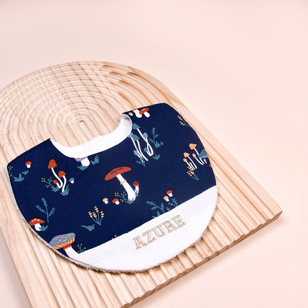 Handmade Bib - Mushroom Meadow