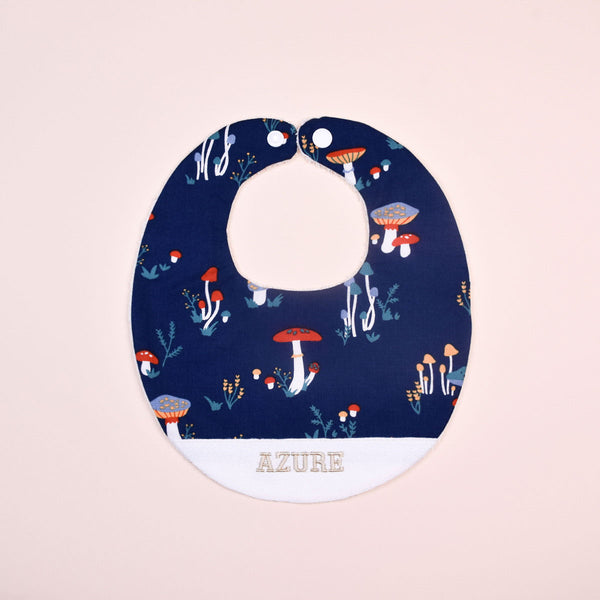 Handmade Bib - Mushroom Meadow