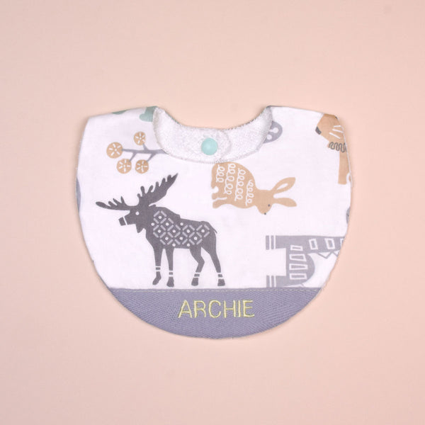 Handmade Bib - Nordic Forest