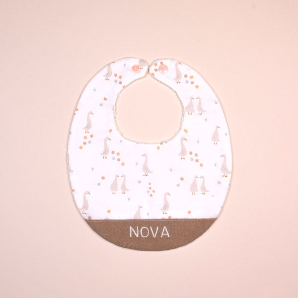 Handmade Bib - Nova Goose