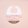 Handmade Bib - Peach Blossom