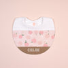 Handmade Bib - Peach Blossom