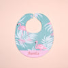 Handmade Bib - Pink Flamingo