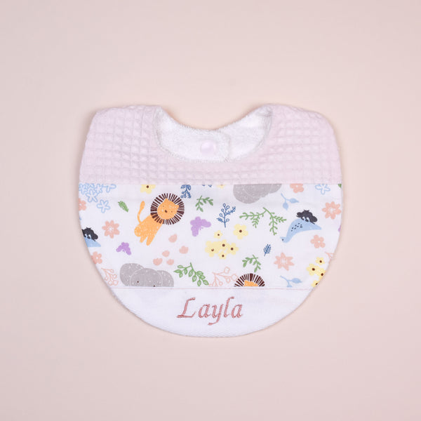 Handmade Bib - Safari Garden