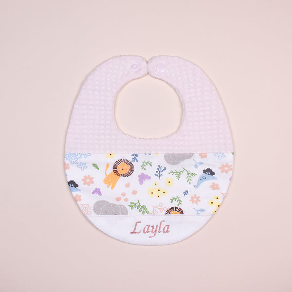 Handmade Bib - Safari Garden