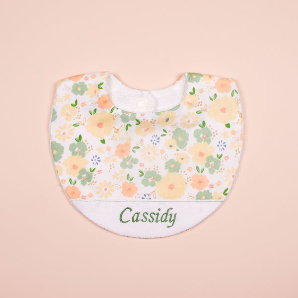 Handmade Bib - Spring Garden
