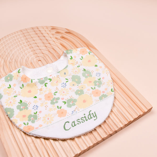 Handmade Bib - Spring Garden