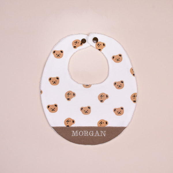 Handmade Bib - Teddy Times