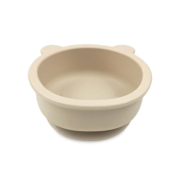 Bear Silicone Bowl - Cream