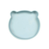 Bear Silicone Plate - Blue