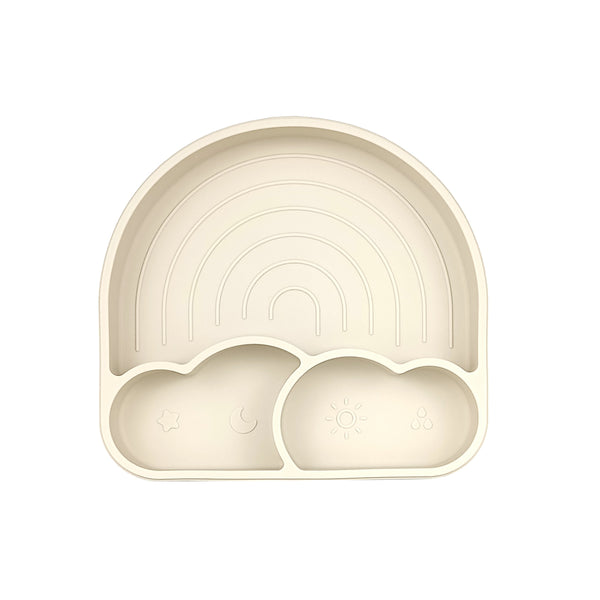 Rainbow Plate - Cream